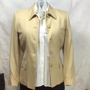 VTG Talbots Tailored Imported Italian Fabric Lined Suit Jacket Sz.4